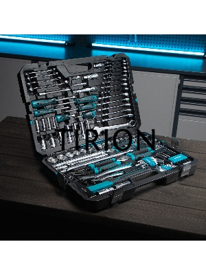 Набор инструментов 115 пред. , 120 зубьев, CrV, 1/4