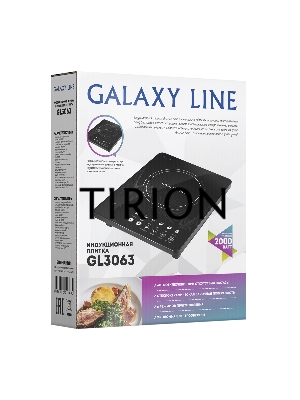 Электрическая плитка Galaxy Line GL3063, черная