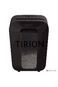 Шредер Fellowes PowerShred LX70 черный (секр.P-4)/перекрестный/11лист./18лтр./скрепки/скобы/пл.карты