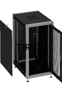 Шкаф серверный Sysmatrix (SL 6827.932) напольный 27U 600x800мм пер.дв.перфор. металл 800кг черный IP20
