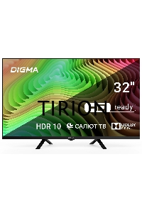 Телевизор Digma DM-LED32SBB34 Metal черный 32