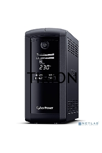 Источник бесперебойного питания UPS CyberPower VP1000EILCD Line-Interactive 1000VA/550W USB/RS-232/RJ11/45  (6 IEC С13)