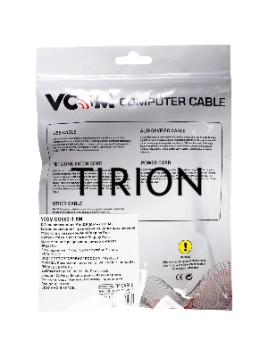 Кабель-переходник Mini DisplayPort M -> Display Port M  4K*60 Hz 1,8м VCOM <CG682-1.8M>