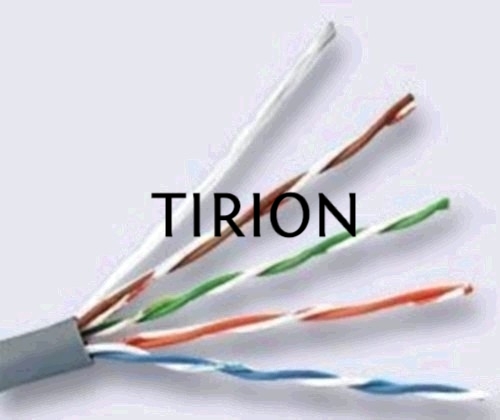 Кабель сетевой HQ Solid Cu 4 pair 0.42mm cat5E 305м серый (43648)