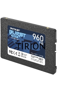 Накопитель SSD Patriot Burst Elite, 960GB, SATA, 2.5