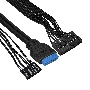 Компьютерный корпус Miditower ExeGate XP-340U-XP500 (ATX, XP500 с вент. 12см, 1*USB+2*USB3.0, аудио)