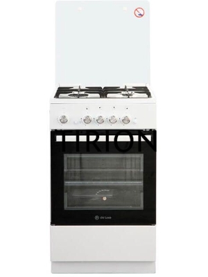 Газовая плита De Luxe 5040.42г(кр)чр белый