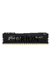 Оперативная память Kingston Fury Beast, DDR4, 16GB (1x16GB), 3600MHz, CL18, с радиатором, черный