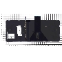 Клавиатура для ноутбука HP EliteBook Folio 1020 G1 черная с серебристой рамкой и  подсветкой