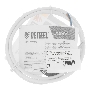 Шнур сетевой Energy Series, ПВС, 1,5 м, 2х1 мм, с неразборной вилкой, белый Denzel