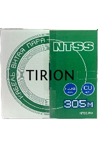 Кабель информационный NTSS NTSS-IN-UTP4-5Е-LSZH-OR кат.5E U/UTP 4X2X24AWG LSZH внутренний 305м оранжевый