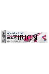 Стайлер Galaxy Line GL 4635, розовый, 50 Вт, керамическое покрытие рабочей поверхности, регулятор температурных режимов (80-230 С), светодиодный дисплей с индикацией температурных режимов, массажные зубчики для улучшения кровообращения кожи головы и стиму