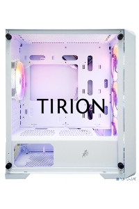 Компьютерный корпус 1STPLAYER TRILOBITE T5 White / mATX, TG / 4x120mm LED fans inc. / T5-WH-4F1-W