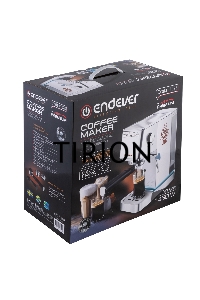 Кофеварка рожковая Endever Costa-1075 стальной, исп. кофе - молотый, 1.4 л, 1450 Вт, 20 Бар.
