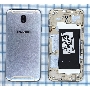Задняя крышка для Samsung Galaxy J7 (2017) SM-J730F  синяя