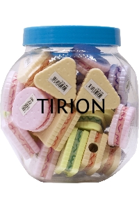 Точилка для карандашей ручная Silwerhof Cookies Монстрики 1 отверстие пластик ассорти туба