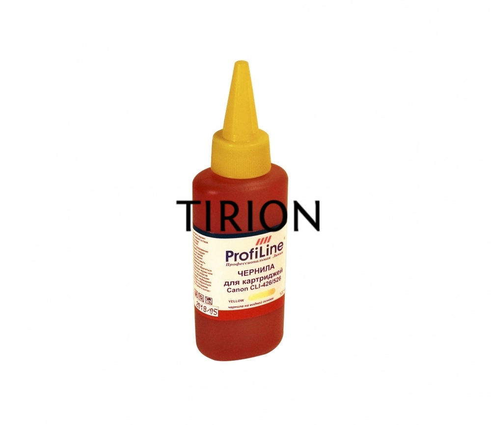 Чернила PL-CLI-426/526 для принтеров Canon iP4820/iP4840/iP4850/iP4870/MG6120/MG6140/MG6150/MG6170/MG8120/MG8140/MG8150/MG8170 Yellow водн 100 мл ProfiLine