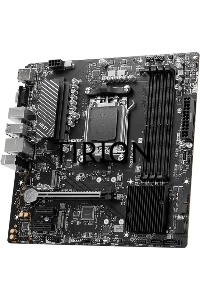 Материнская плата MSI PRO B650M-P, AM5, AMD B650, 4xDDR5, 4xSATA, 2xM.2, 1xPCI-E 4.0 x16, 2xPCI-E 4.0 x1, 1xHDMI, 1xDP, 1xVGA, 1x2.5Gb LAN, 2xUSB 3.2 Gen 1, 2xUSB 3.2 Gen 2, 3x3.5 мм, 7.1, Micro-ATX