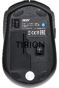 Мышь беспроводная Acer OMR050 черный, 1600 dpi, радиоканал, Bluetooth, USB, кнопки - 6