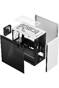 Компьютерный корпус Deepcool MACUBE 110 WH белый без БП ATX 1x120mm 2xUSB3.0 audio bott PSU