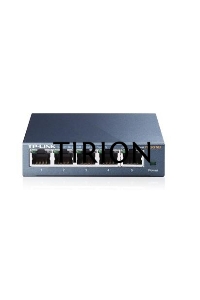 Коммутатор TP-Link SOHO TL-SG105 5-port Desktop Gigabit Switch, 5 10/100/1000M RJ45 ports, metal case