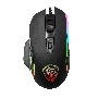 Мышь проводная Qumo Pantheon M50 черный, 3200 dpi, USB, кнопки - 7