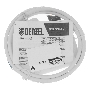 Шнур сетевой Energy Series, ПВС, 1,5 м, 3х1 мм, с неразборной вилкой, белый  Denzel