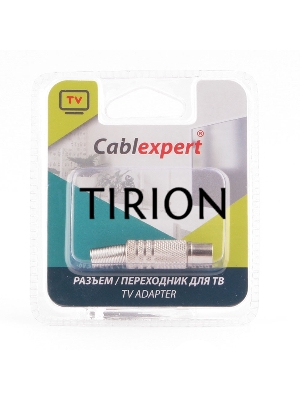 Разъем Cablexpert TVPL-01, TV (папа), блистер
