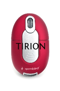 Мышь беспроводная Gembird MUSW-605 красный, 1200 dpi, радиоканал, USB, кнопки - 3