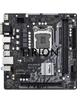 Материнская плата ASRock H510M-HVS R2.0, LGA 1200, Intel H510, 2xDDR4, 4xSATA, 1xPCIe 4.0 x16, 1xPCIe x1, 1xHDMI, 1xVGA, 1x 1Gb LAN, 2xUSB-A 3.2 Gen 1, 4xUSB 2.0, 3x3.5 мм, 7.1, mATX