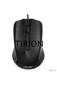 Мышь проводная Acer OMW010 черный, 1200 dpi, USB, кнопки - 3
