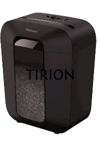 Шредер Fellowes PowerShred LX50 черный (секр.P-4)/перекрестный/9лист./17лтр./скрепки/скобы/пл.карты