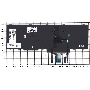 Клавиатура для ноутбука Dell Latitude E5550 E5570 черная без рамки с подсветкой (гор. Enter)