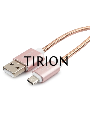 Кабель USB 2.0 Cablexpert CC-G-mUSB02Cu-1.8M, AM/microB, серия Gold, длина 1.8м, золото, блистер