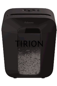 Шредер Fellowes PowerShred LX50 черный (секр.P-4)/перекрестный/9лист./17лтр./скрепки/скобы/пл.карты
