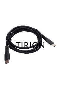 Кабель USB2.0 Cablexpert CC-USB2S-CMCM-1M-BK Type-C/Type-C, 3А, 65Вт, PD/QC3.0, силиконовый, 24 AWG, медь, 1м, черный, пакет