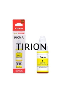 Чернила Canon GI-490Y 0666C001 желтый для Canon Pixma G1400/2400/3400 (70мл)