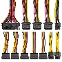 Серверный блок питания  400W Exegate EX292186RUS ServerPRO-2U-400ADS (2U, APFC, КПД 85% (80 PLUS Bronze), 6cm ball bearing fan, 24pin, 2x8pin, 5xSATA, 3xIDE)