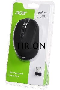 Мышь беспроводная Acer OMR050 черный, 1600 dpi, радиоканал, Bluetooth, USB, кнопки - 6