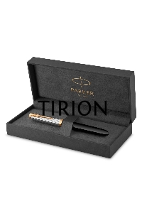 Ручка перьевая Parker 51 Premium (CW2169030) Black St.Steel GT F сталь нержавеющая подар.кор.