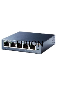 Коммутатор TP-Link SOHO TL-SG105 5-port Desktop Gigabit Switch, 5 10/100/1000M RJ45 ports, metal case