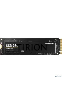 Накопитель SSD Samsung 980, 1000GB, PCIe 3.0 x4, M.2 2280, NVMe, R/W 3500/3000
