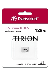 Флеш карта microSD 128GB Transcend microSDXC Class 10 UHS-I U3, V30, A1, (без адаптера), TLC