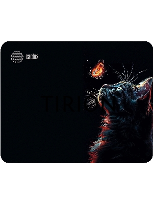 Коврик для мыши Cactus Night Cat 220x180x2мм (CS-MP-P12XS)