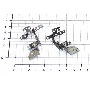 Петли для ноутбука Sony SVF15 SVF152  SVF153 SVF154