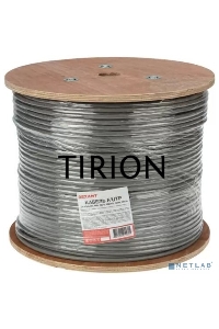 Кабель витая пара REXANT F/UTP, категория 6, ZH нг(А)-HF, 4PR, 23AWG, внутренний, серый, 305м