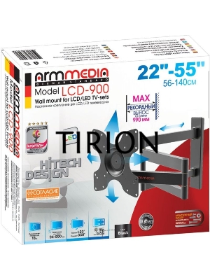 Кронштейн для телевизора Arm Media LCD-900 черный 22