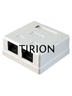 Розетка RJ45 5E кат. 2-port