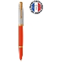 Ручка перьевая Parker 51 Premium (CW2169071) Red Rage GT F сталь нержавеющая подар.кор.