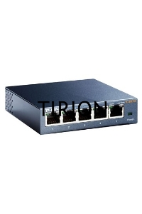 Коммутатор TP-Link SOHO TL-SG105 5-port Desktop Gigabit Switch, 5 10/100/1000M RJ45 ports, metal case